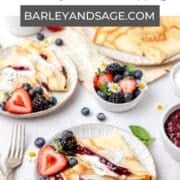 sourdough discard crepes pin.