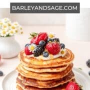 cornbread pancakes pin.