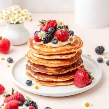 close up of cornbread pancakes.