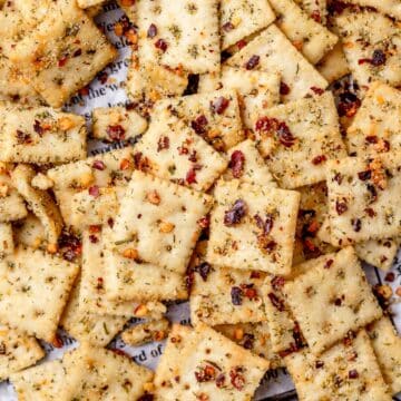 close up of seasoned southern fire crackers.