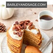 sourdough pumpkin pancakes pin.