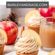 apple cider cupcakes pin.