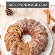 apple cider bundt cake pin.