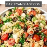 easy cold pasta salad pin.