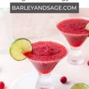 frozen cranberry margaritas pin.