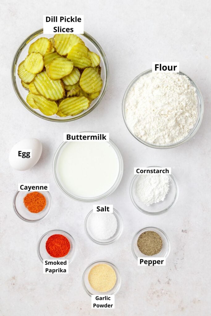 fried pickles ingredients.