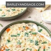 chicken gnocchi soup pin.