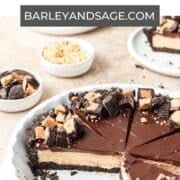 chocolate peanut butter pie pin.