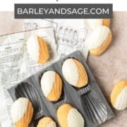 white chocolate madeleines pin.