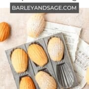 brown butter madeleines pin.