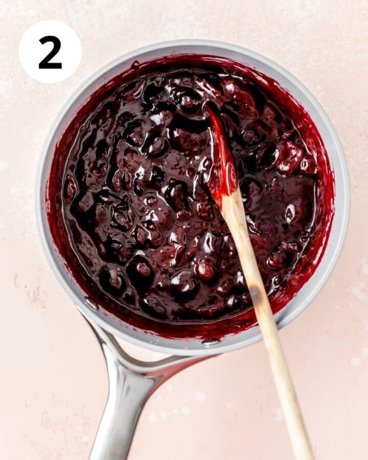 pre cooked cherry pie filling.