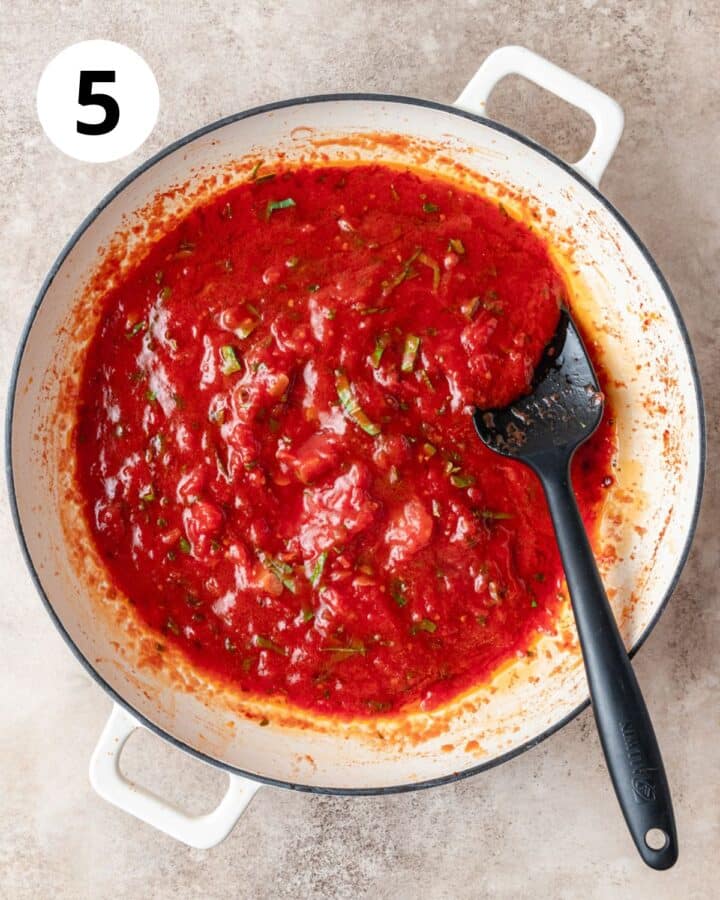 chunky san marzano tomato pizza sauce.