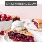 fresh cherry pie pin.