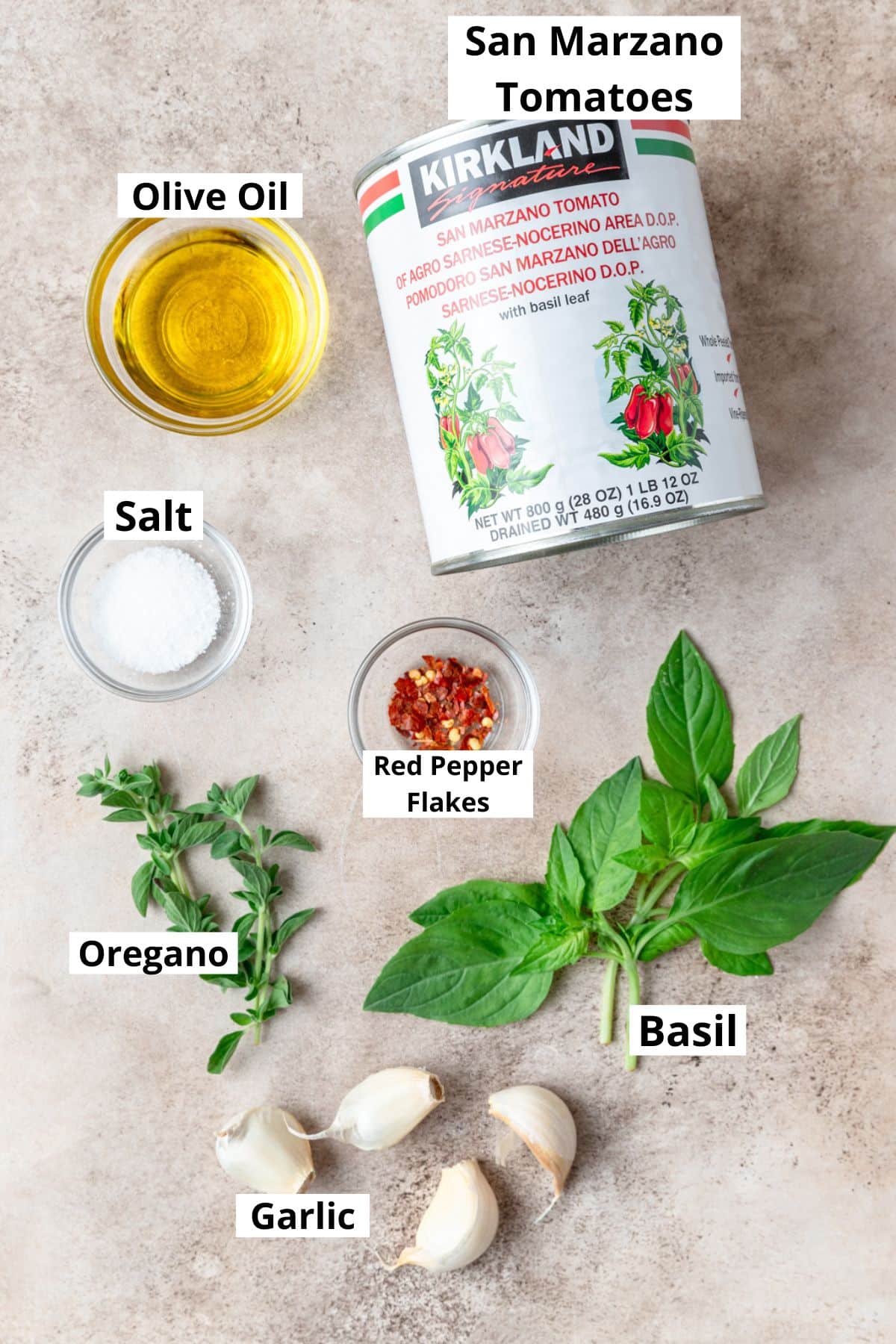 homemade pizza sauce ingredients. 