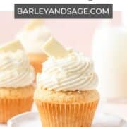 white chocolate cupcakes pin.