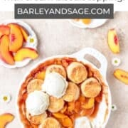 peach cobbler pin.