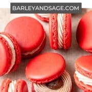 apple butter macarons pin.