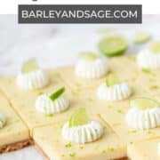 key lime pie bars pin.