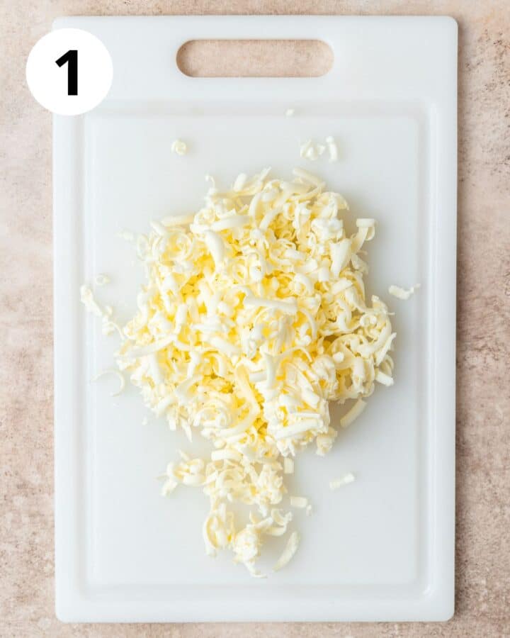frozen grated butter.