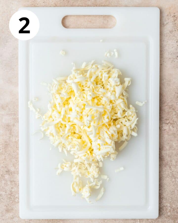frozen grated butter.