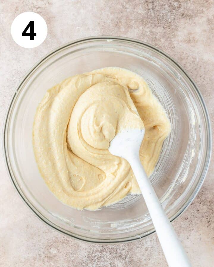 cornbread cupcake batter.