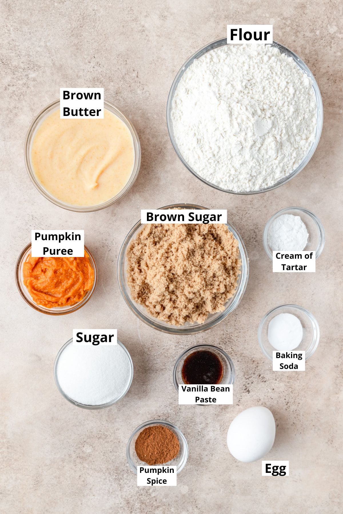 pumpkin snickerdoodle cookies ingredients. 