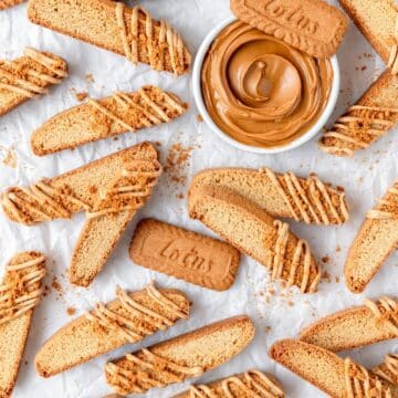 biscoff cookie butter biscotti.