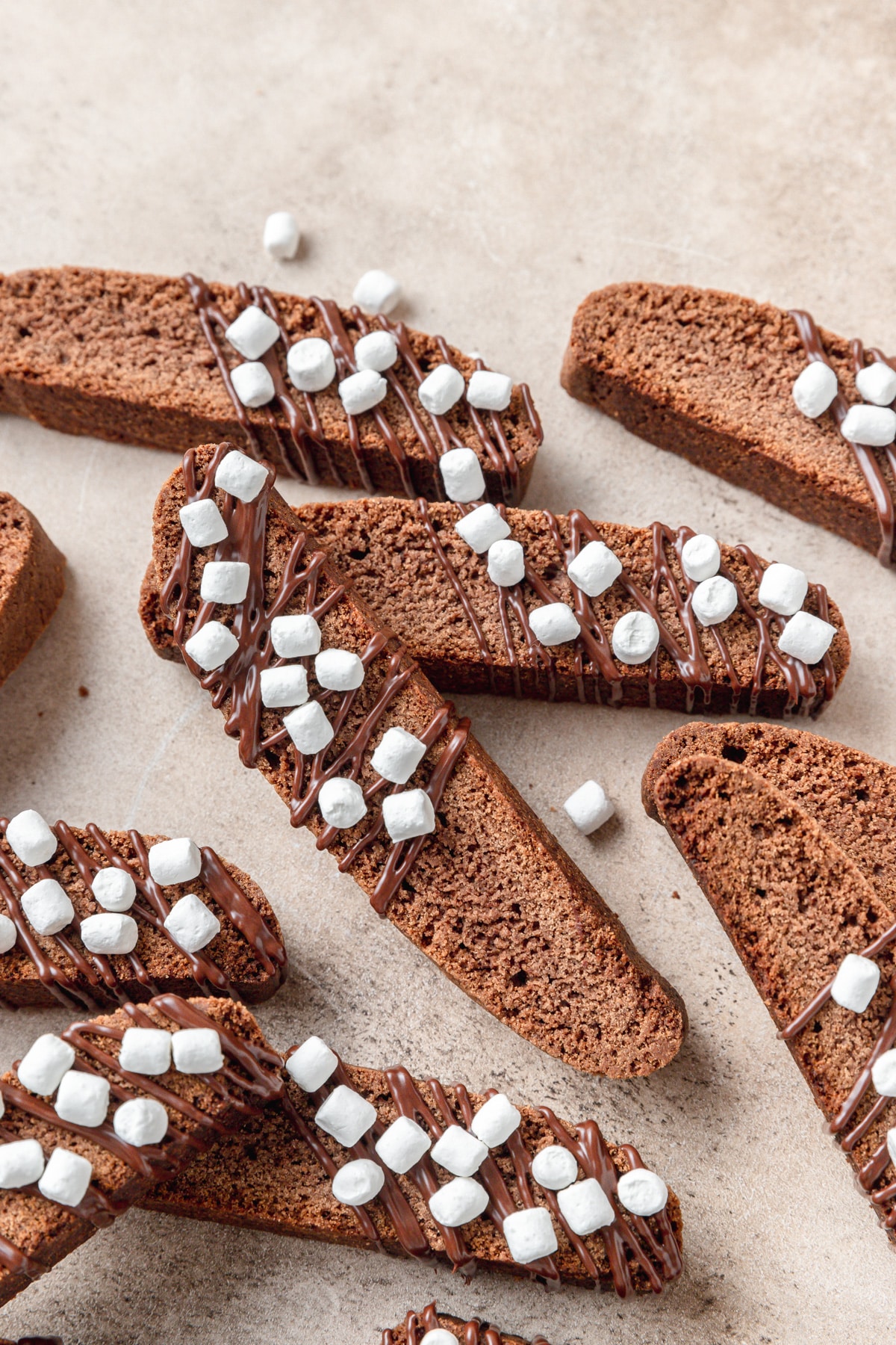 hot chocolate biscotti. 