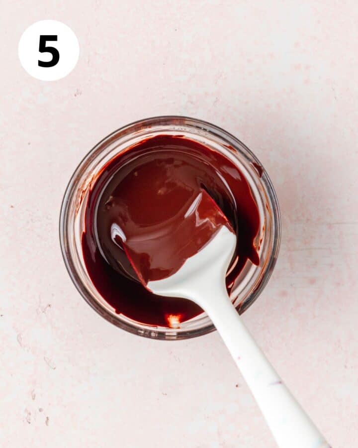 melting unsweetened chocolate
