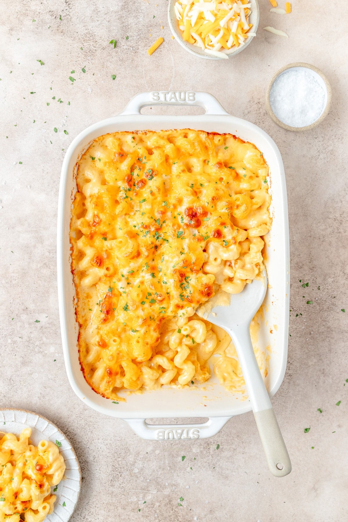 classic baked Mac and cheese.