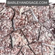 peppermint bark pin.