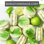 mojito macarons pin.