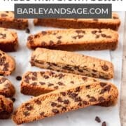 chocolate chip biscotti pin.
