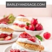 strawberry rhubarb shortcake pin.