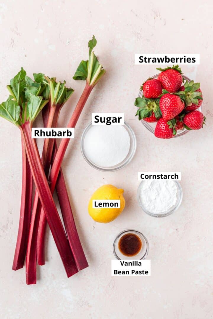 strawberry rhubarb filling ingredients. 