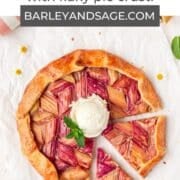 rhubarb galette pin.