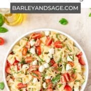 caprese pasta salad pin.