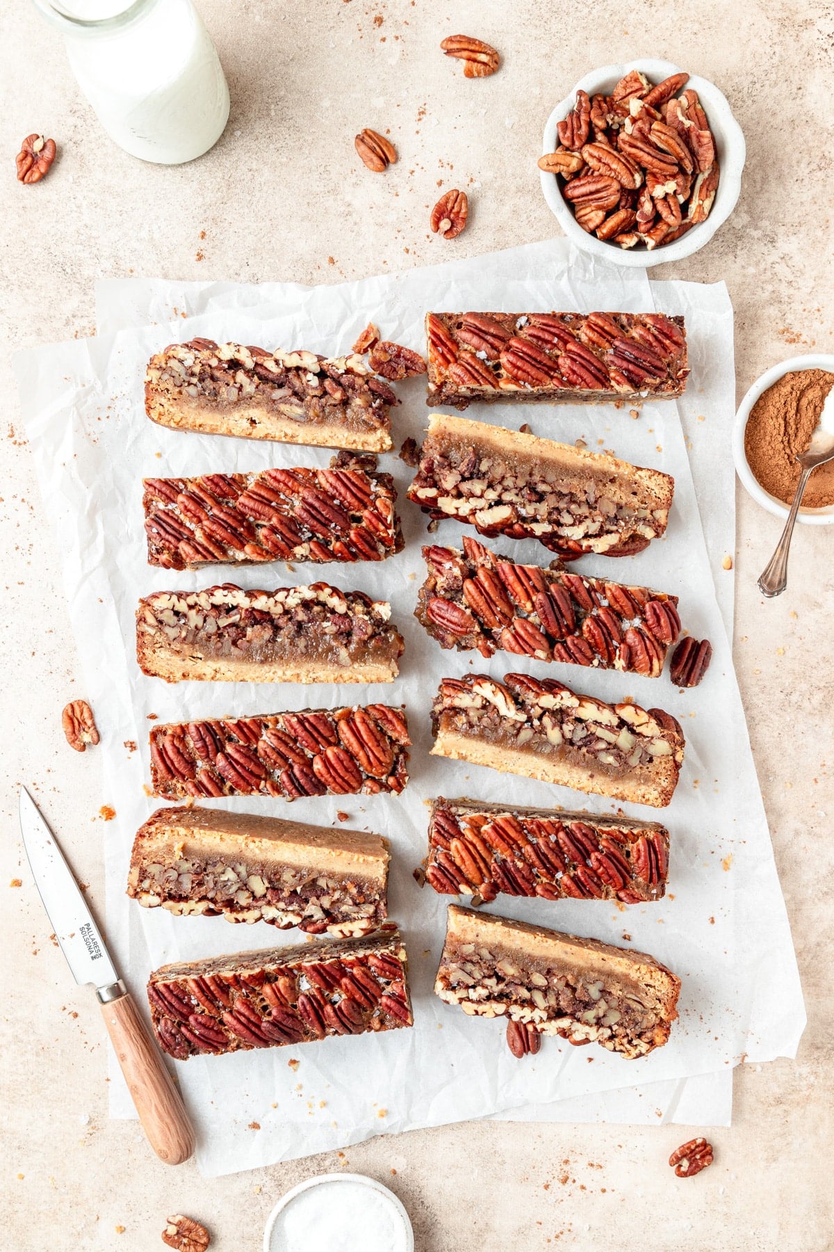 pecan pie cookie bars.