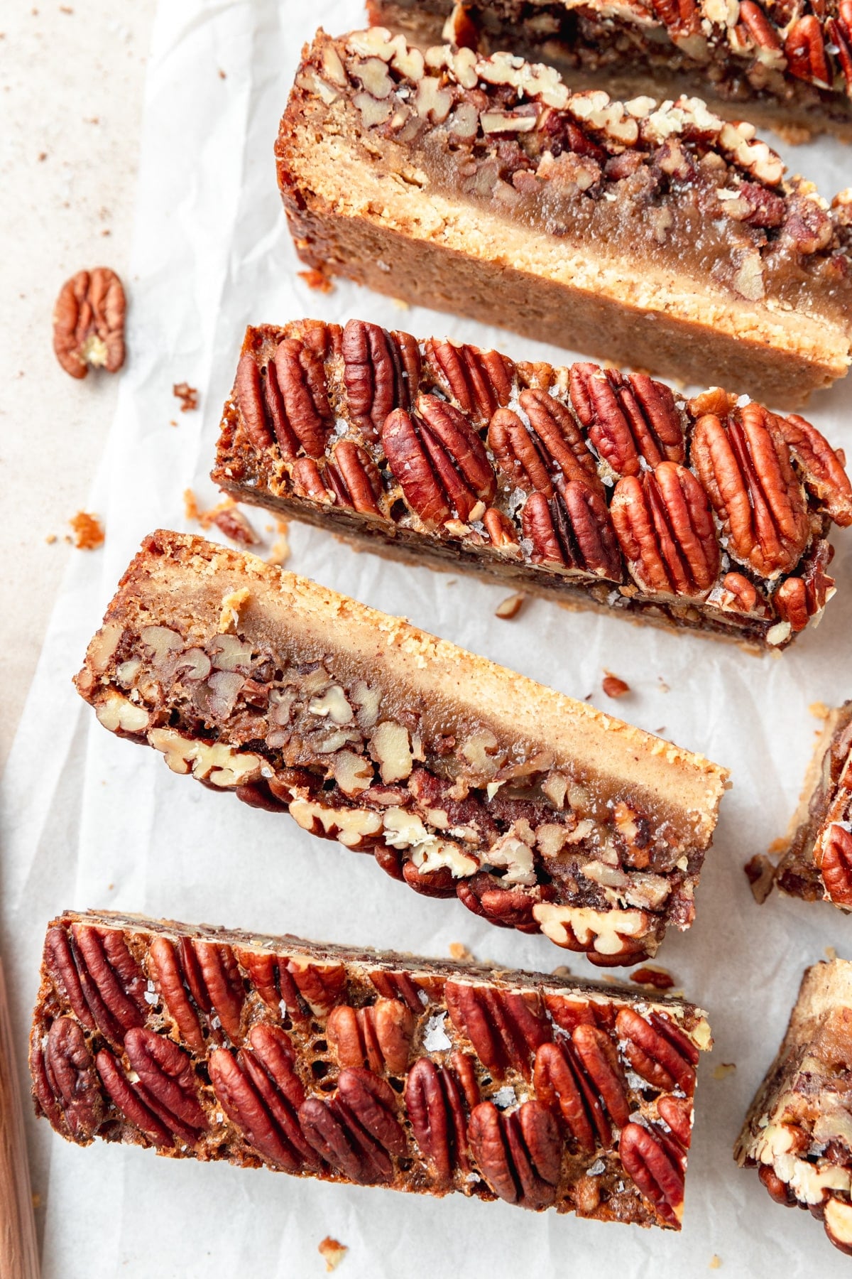 pecan pie bars.