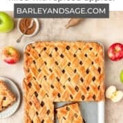 slab apple pie pin.